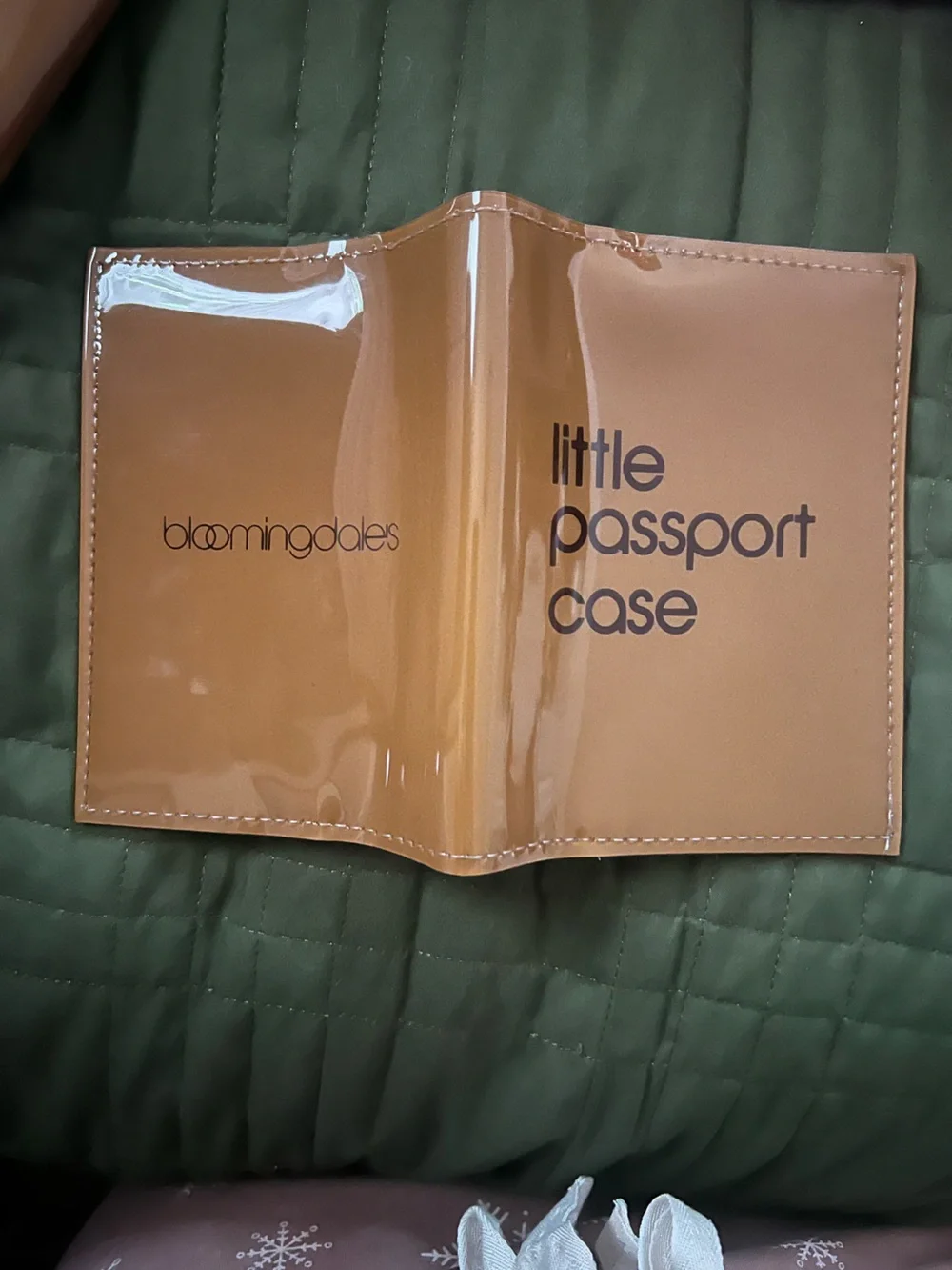 Bloomingdale’s Little Passport Case & Little Brown Coin Pouch Set - Brown